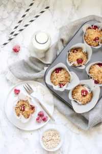 Himbeer-Hafer Muffins