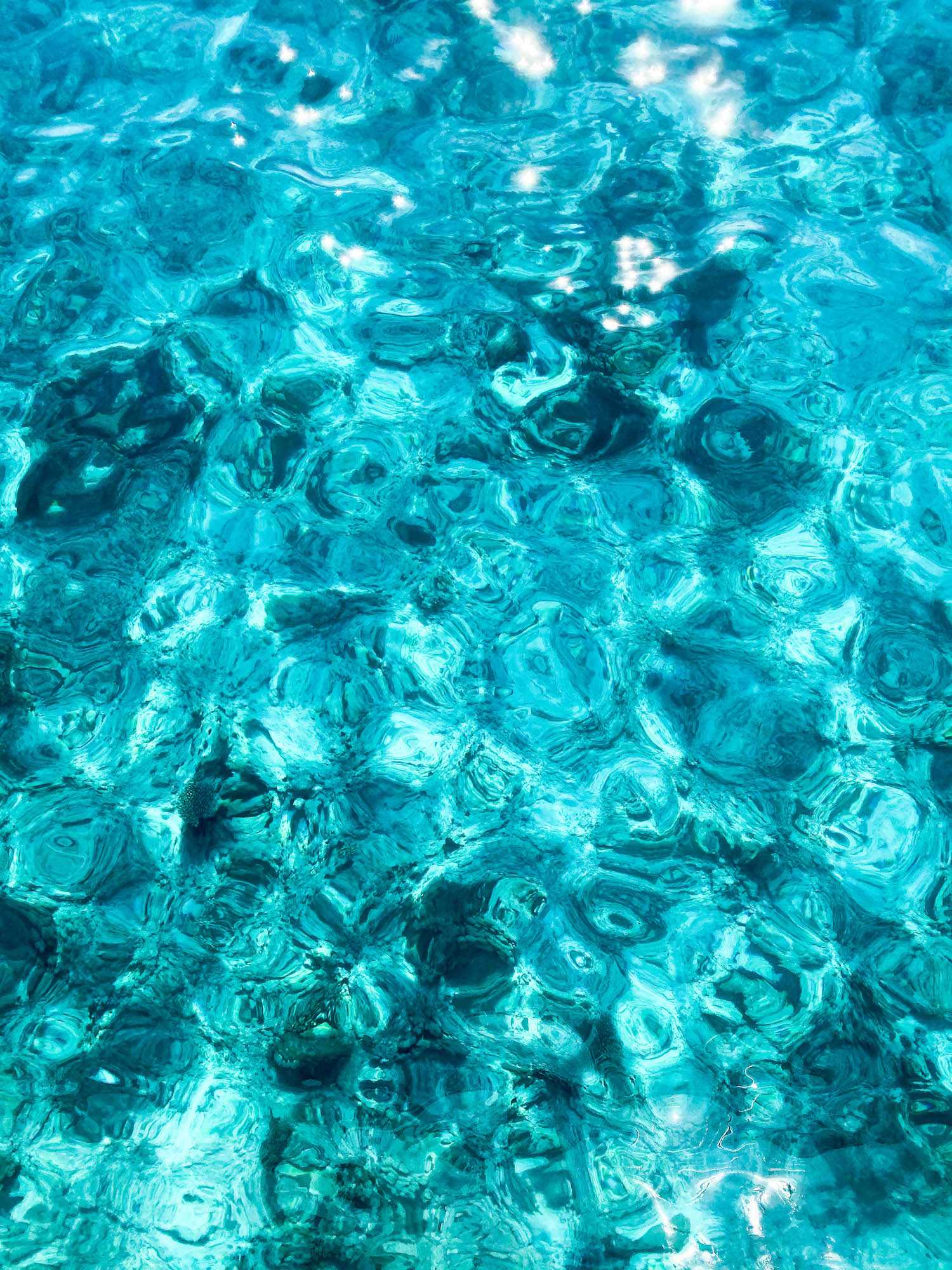 Kristallklares Wasser auf Mahmya Island in Hurghada