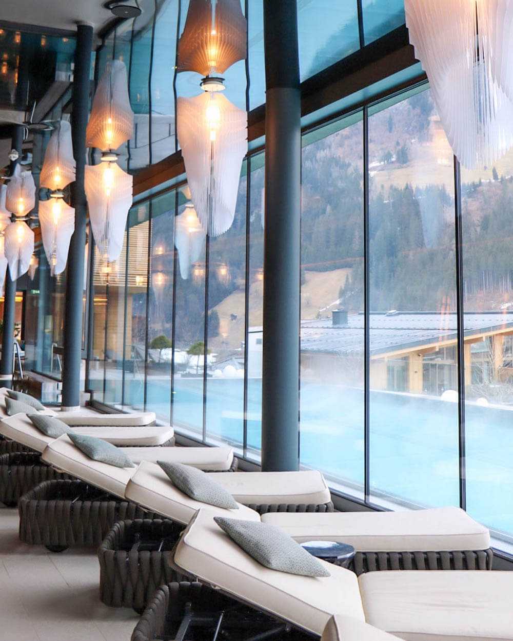 Wellnesslandschaft im Hotel Edelweiss in Großarl 