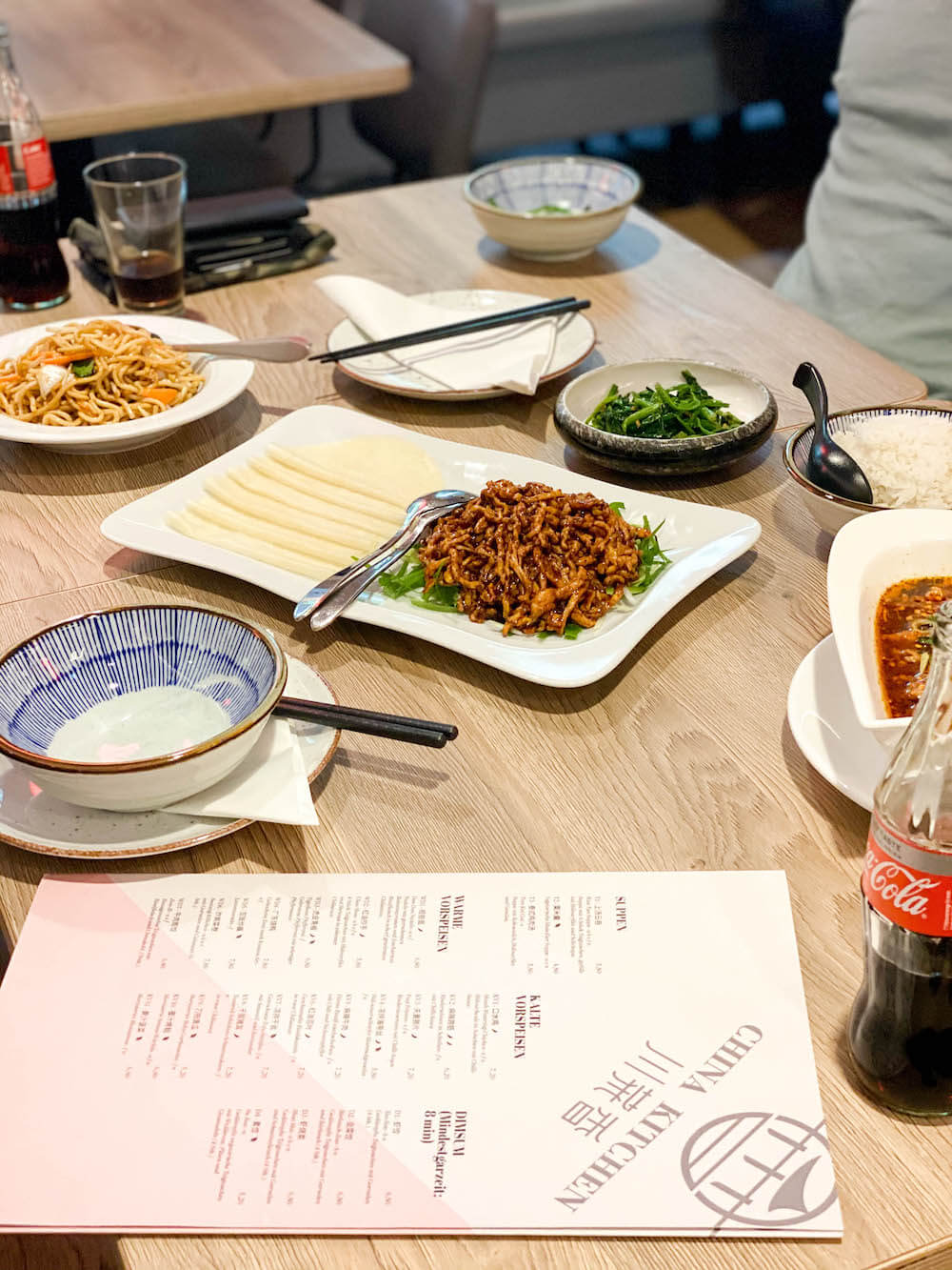 Dinner-Menü in der China Kitchen in Wien 
